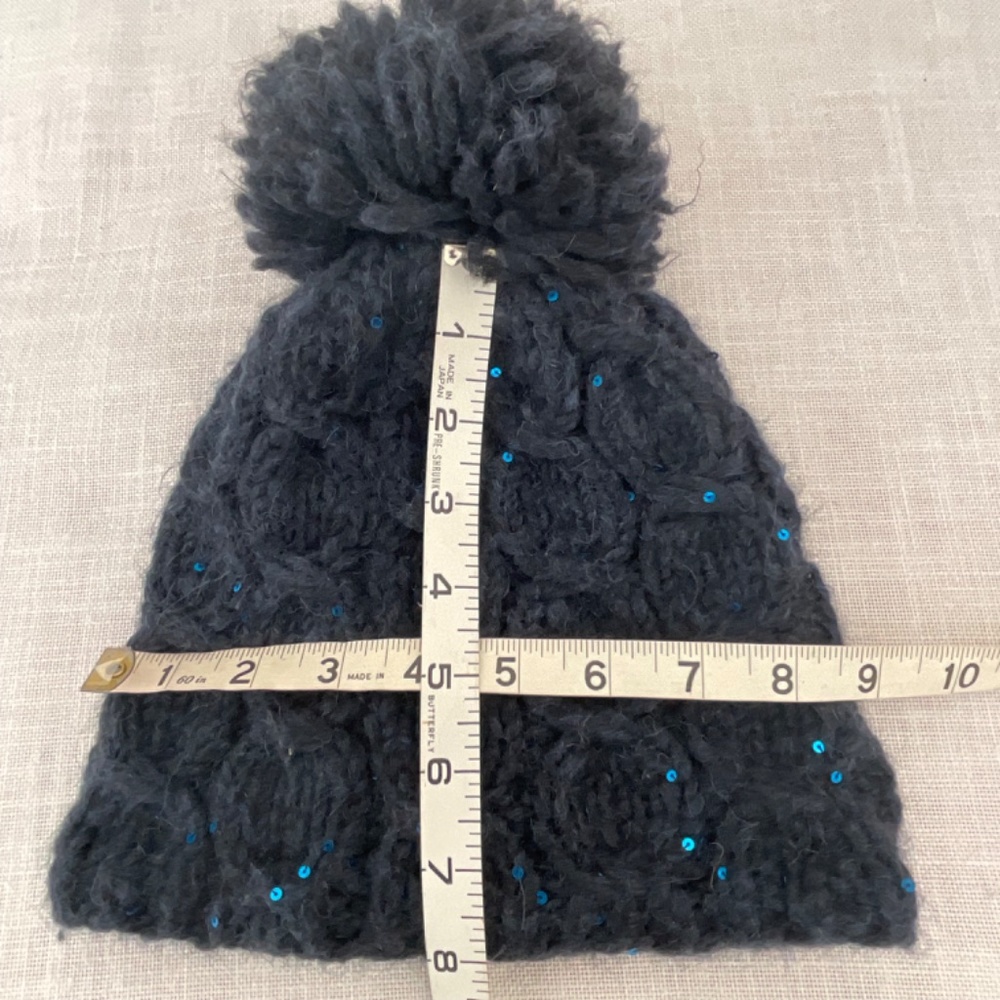 •Grevi Firenze Alpaca Beanie Pompom Cable Hat O/S Made in Italy - Picture 7 of 11